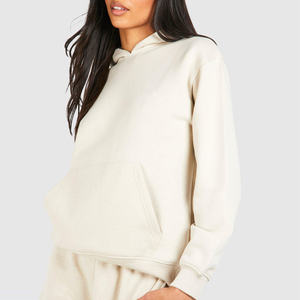 Survêtement d'hiver uni et uni pour femmes-Pantalon de survêtement et sweat à capuche-Ensemble de survêtements unisexes personnalisés - Product Image 4