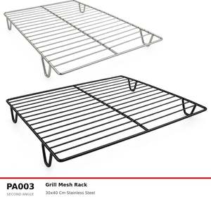 Support à sauces Fida Glaze Grid à pieds hauts 30x40 cm - Product Image 2