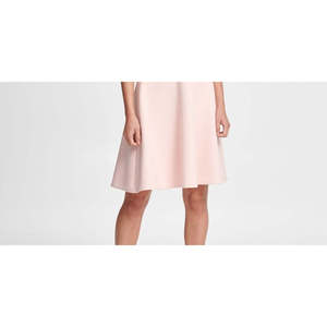 Abito DKNY da donna con scollo a V, vestibilità compressiva e gonna svasata, colore bianco cipria, taglia 14 - Comodo ed elegante - Product Image 3