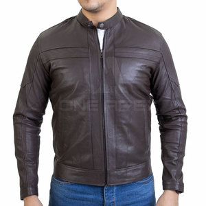 Veste en cuir chaude d'hiver pour hommes Veste en cuir confortable pour hommes Veste en cuir pour hommes de qualité supérieure - Product Image 1