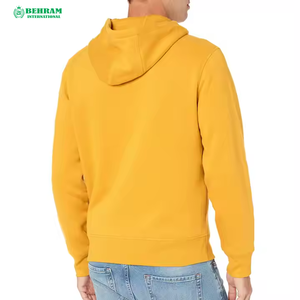 Sweat-shirt unisexe d'hiver en molleton 100% coton, respirant, à séchage rapide, avec logo imprimé sur le devant, fermeture éclair, capuche - Product Image 1