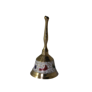 Campana de mesa de latón náutica grabada decorativa de alta calidad para decoración de campanas de iglesia y cena campanas multifuncionales - Product Image 1