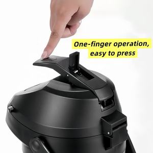 Carafe à café thermique à <span class=keywords><strong>action</strong></span> <span class=keywords><strong>de</strong></span> pompe Ss <span class=keywords><strong>distributeur</strong></span> <span class=keywords><strong>de</strong></span> boissons à double paroi sous vide 1.9L thermos Airpot chaud et froid pour bureau - Product Image 5