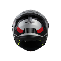 Casque de moto élégant ASTONE RT6 Gloss Silver Black, nouveau modèle rabattable en ABS, style modulaire, garantie 1 an, tailles XS-XXL