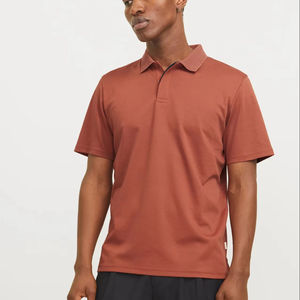 T-shirt décontracté slim fit pour homme 100% coton tricoté Fournisseur de mode personnalisée Vêtements streetwear modernes pour un usage quotidien en gros - Product Image 1