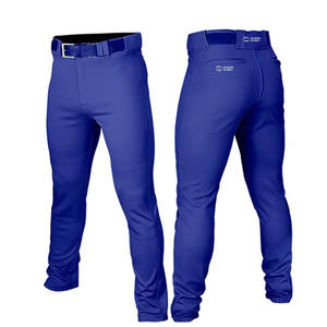 Pantalones de béisbol de poliéster personalizados al por mayor con degradado y rayas laterales en blanco a la moda que ofrecen comodidad y calidad inmejorables - Product Image 1