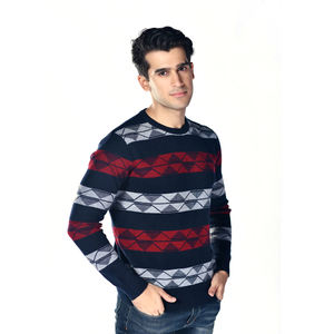 Sweat-shirt à manches longues et col rond pour homme, automne et hiver - Product Image 1