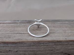 แหวนเงินสเตอร์ลิงรูปดาวทำด้วยมือแหวนเงินแบบซ้อนสไตล์ Boho - Product Image 4