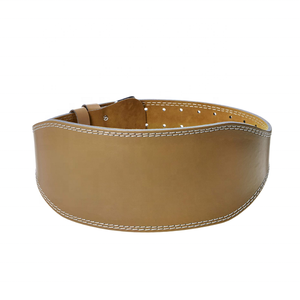 Cinturón de Cuero Genuino para Levantamiento de Pesas, Hebilla Metálica de Acero con Logotipo Personalizado de 4 Pulgadas, Soporte Trasero para Hombre y Mujer - Product Image 5