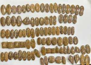 Lote de cabujones de jaspe Mariam sueltos de tamaño personalizado de grado AAA + para fabricación de joyas, piedras preciosas naturales - Product Image 2