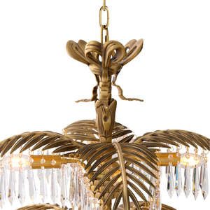 Hildebrandt XL Modern European Chandelier XL Oval Glass Iron E26/E12 <b>Bulb</b> Base Warm White Light <b>Remote</b> for Home Hotel Use - Product Image 4