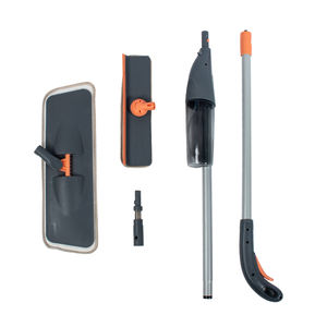 HOLAMOPA Vente en gros de serpillière pulvérisatrice 2 en 1 avec manche en fer, tampons en microfibre, raclette, outil de nettoyage des fenêtres pour la <span class=keywords><strong>maison</strong></span>, le bureau et le commerce - Product Image 3