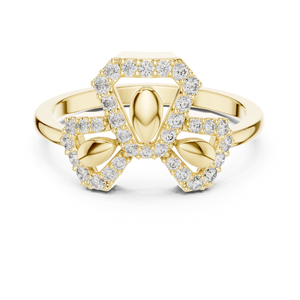 Elegante anillo de diamante redondo para mujer IGI certificado piedra cultivada en laboratorio joyería al por mayor y suministro de diseño personalizado - Product Image 3