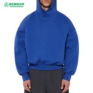 Sweat à capuche personnalisable de qualité supérieure, grammage lourd 450 GSM, coupe décontractée à épaules tombantes, 100% coton molletonné/french terry - Product Image 6