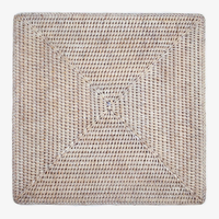 Vente en gros de sets de table en rotin tissés à la main tapis de table durables et écologiques pour les salles à manger rustiques napperon boho en fibre de raphia