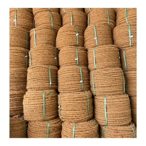 Rouleau de corde en fibre de coco en gros, 3 mm-30 mm, corde en fibre de coco solide, fibre de coco naturelle provenant de l'usine du Vietnam - Product Image 5