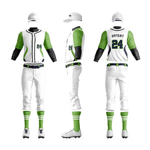 Camiseta de béisbol personalizada con logotipo bordado abotonado para jóvenes, material transpirable, camisetas de béisbol sublimadas de secado rápido para equipos - Product Image 1