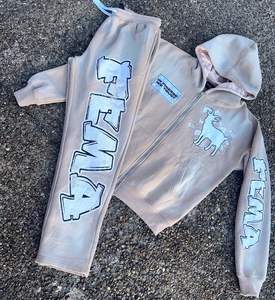 Survêtements pour hommes de qualité supérieure survêtements confortables de couleur unie pour hommes à vendre - Product Image 1