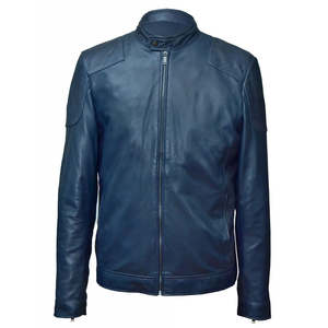 Venta al por mayor chaquetas de cuero genuino hombres chaqueta de cuero personalizado para hombres mujeres Unisex chaquetas de cuero puro para hombres - Product Image 1