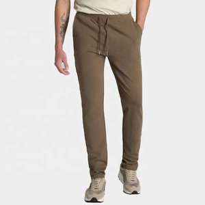 Custom Premium Quality Sport <b>Slim</b> <b>Fit</b> Gym Fitness Elastic Waist <b>Jogger</b> French Terry Cotton Spandex <b>Jogger</b> Pant <b>Men</b> - Product Image 1