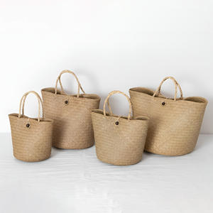 Bolsos de lujo de pasto marino, bolso sostenible hecho de pasto marino, bolso tejido de gran calidad. - Product Image 3