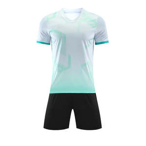 Uniforme de fútbol del fabricante, diseño de sublimación personalizado, conjunto de camisetas de fútbol de club de equipo al por mayor - Product Image 3