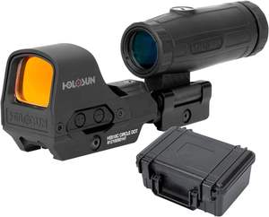 Mira de Punto Rojo Holosun HS510c Refle-x + Magnificador HM3X 3X - Garantía de 2 Años Sellado por el Fabricante - Product Image 1