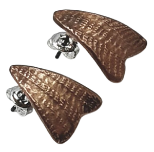2024 or martelé mixte métal bleu boucles d'oreilles deux tons goutte boucles d'oreilles pendantes cercle d'or boucles d'oreilles suspendues bijoux industriels - Product Image 2