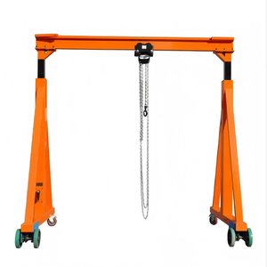 Grue à portique portable de haute qualité, moteur/roulement/boîte de vitesses, construction durable, certifiée CE ISO, capacité de levage de 0,5 à 5 tonnes - Product Image 1