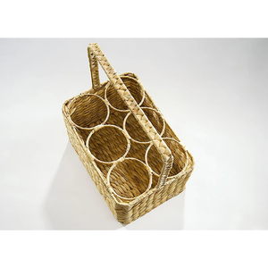 Porta Botellas de Jacinto de Agua Tejido a Mano al por Mayor, Paquete de 6, Bolsa Porta Botellas para Cafetería, Restaurante, Hogar, Fiesta, desde Vietnam - Product Image 2