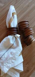 New Arrival Minimal Design Wooden Napkin Ring For Modern Dining Table Setup <b>Highlighting</b> Clean And Natural <b>Aesthetic</b> - Product Image 5