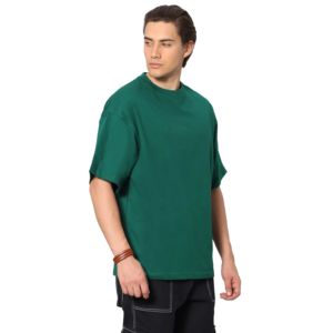 Nouveau catalogue de gros T-shirts surdimensionnés unisexes à manches courtes en coton personnalisé pour hommes avec strass - Product Image 1