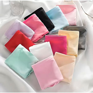 Bragas transpirables de algodón de Color sólido para mujer, ropa interior de talla grande, lencería sin costuras disponible en pedidos a granel - Product Image 4