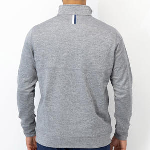 Sweat-shirt unisexe personnalisé à col montant, coupe ample, épais et chaud, à fermeture éclair quart, manches longues, brodé, anti-plis, pour l'automne - Product Image 2