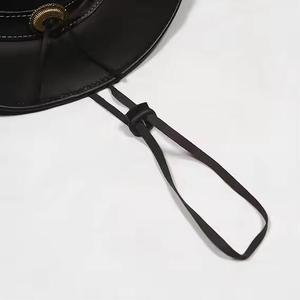 Sombreros de Vaquero de Cuero de Alta Calidad, Trenzados, Resistentes al Agua, Suministro al por Mayor, Marca Privada, Sombreros Vaqueros para Hombre - Product Image 4