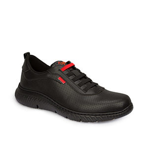 Sneaker espagnol de chaussure de travail de couleur de nègre de fournisseur avec les lacets élastiques pour la santé et l'hospitalité - Product Image 1