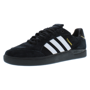 Scarpe da uomo Adidas Tyshawn Low Colore: Nero Core/Bianco Nuvola/Oro Metallizzato 100% autentiche - Product Image 1