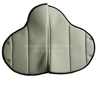 Tapis de selle respirant en maille pour cheval, double couche de mousse, doublure en fourrure, léger, absorbant les chocs, pour l'endurance et l'entraînement
