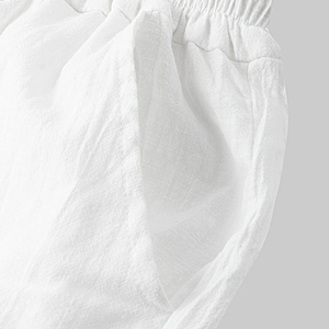 Pantalones cortos para correr de entrenamiento deportivo informal Unisex, poliéster de alta calidad, algodón, bolsillos, patrón sólido, teñido liso, a prueba de viento, secado rápido - Product Image 4