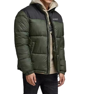 High Quality Custom Men's Heavyweight <b>Waterproof</b> <b>Puffer</b> <b>Jacket</b> for Winter <b>with</b> Breathable <b>Hooded</b> Collar - Product Image 4