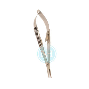 Porte-aiguilles Castroviejo droit chirurgical avec verrouillage pour un contrôle précis des aiguilles fines Porte-aiguilles Castroviejo droit de précision - Product Image 2