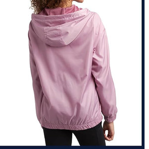 High Quality <b>Lightweight</b> Men's Polyester Windbreaker <b>Jacket</b> Custom Waterproof Hooded Casual Sports Windbreak Front Logo Position - Product Image 6