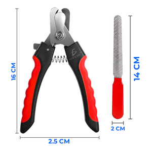 Kit Professionale per Toelettatura Animali Domestici con Forbici Tagliaunghie Personalizzabili e Manico Sicuro e Antiscivolo - Product Image 3