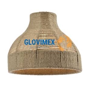 La mejor nueva colección de yute de bambú, cáscara de maíz, lámpara de techo de madera, marco de pantalla, mimbre tejido Natural, decoración de restaurante y Hotel - Product Image 1