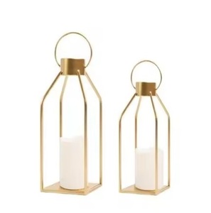 Lámparas y Faroles Colgantes de Metal Ligeros, Farol Navideño, Farol de Vela Colgante de Metal Personalizable, Tendencia - Product Image 5