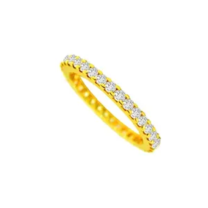 Nuevo Anillo de Compromiso de Lujo con Diamante Sintético Cultivado en Laboratorio, Oro Amarillo de 18 Quilates, 0.75 Quilates, Claridad VS1, Corte Brillante, Superventas - Product Image 2