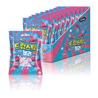 Caramelos Coreanos Yum'z Bites Multicolores en Forma de Palo, 50g, Sabor Frutal, en Bolsa de 18 Unidades, Superventas