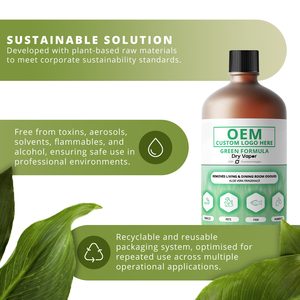 Neutralizador de Olores Estándar Dry Vapor Fórmula Verde: Olores de Tabaco, Mascotas, Peces y Humedad - Botella de 1L - OEM / Marca Privada - Product Image 5