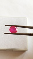 Rubis naturel chauffé, taille ronde, origine Birmanie, qualité AAA, lustre AAA, certifié IGI, 2,15 carats, pour la fabrication de bijoux, prix abordable