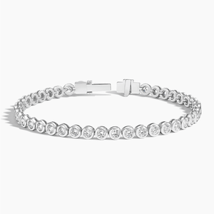 Premium 10K Gold <b>Bracelet</b> Crafted with Lab Grown Diamonds Round Cut Stones Ideal for Party and Occasion Jewelry - Product Image 4